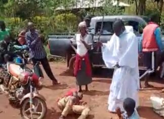 Mixed reactions as priest is caught on camera caning teenagers