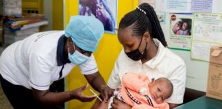 Child immunization against measles, rubella underway in Kenya