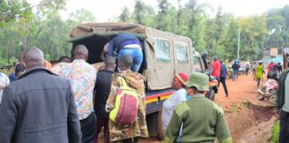 Shock as decomposing body is found in Nyamira
