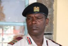 Omar Ali, the Deputy County Commissioner Eldama Ravine sub-county in Baringo County. He has applied all efforts to ensure sufficient security in his territory.