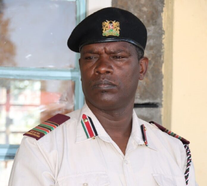 Omar Ali, the Deputy County Commissioner Eldama Ravine sub-county in Baringo County. He has applied all efforts to ensure sufficient security in his territory.