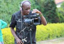Vincent Kiprotich (Kiplish), attending to one of the videography gigs under Tally productions in 2017. They had noticed his talent in photography the same year and resolved to offer him a chance at the KEMPIXS Productions, the umbrella studio, in Eldama Ravine. PHOTO/Janet Kiriswo, The Scholar Media Africa.