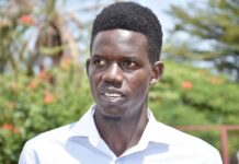 Mr. Moses Malish Ramba from South Sudan. He has been into a number of countries in East Africa, seeking to satiate his academic thirst. PHOTO/Steve Mokaya, The Scholar Media Africa.