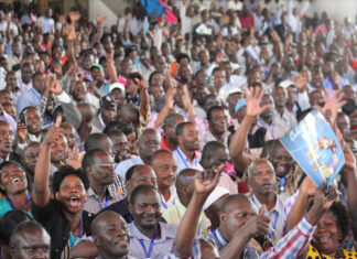 The impact of Mental Health Training on teachers Teachers gather at Sheikh Khalifa bin Zayyed primary school, Mombasa, during a past event. PHPOTO/Courtesy.