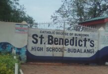 Entrace to St. Benedict's High School in Budalangi. PHOTO/Gilbert Ochieng, The Scholar Media Africa.
