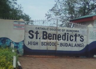 Improvements anticipated as Budalangi candidates await exams Entrace to St. Benedict's High School in Budalangi. PHOTO/Gilbert Ochieng, The Scholar Media Africa.