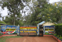 Entrance to Sigalame High School in Funyula sub-county, Busia County, on a backdrop of beautiful canopies. To boost the county's forest cover, a tree-planting exercise has been ongoing in most of the schools within the county. PHOTO/Courtesy.