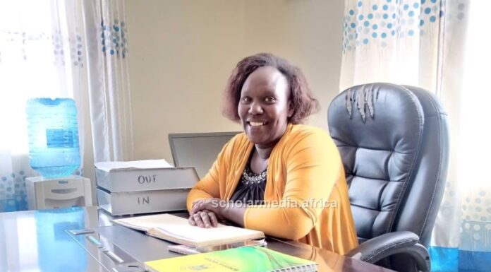 Light at end of tunnel as Eldama Ravine gets first woman Administrator Ms Dorcas Kibet in her office in Eldama Ravine sub-county office. She is the first woman to serve in Eldama Ravine sub-county Administrator, breaking the glass ceiling and walking by the path less taken. PHOTO/Janet Kiriswo, The Scholar Media Africa.