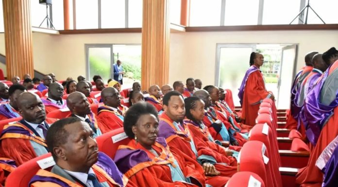 University of Nairobi outlines wins during 68th Graduation A section of the graduands follow proceedings during the 68th Graduation Ceremony at The University of Nairobi's main campus grounds on December 16, 2022. Over 6600 graduates were released to the labor market from the university. PHOTO/University of Nairobi (UoN).