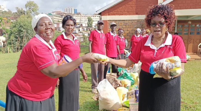 Celebrating Through Sharing: A case of Purity Int’l Ministries charity initiative Members of the Purity International Ministries Group, an initiative helping widows and widowers in Kisii Town, receiving Christmas gifts on December 24, 2022, at the Pentecostal Evangelistic Fellowship of Africa ( PEFA) Kisii Cathedral grounds. PHOTO/Courtesy.