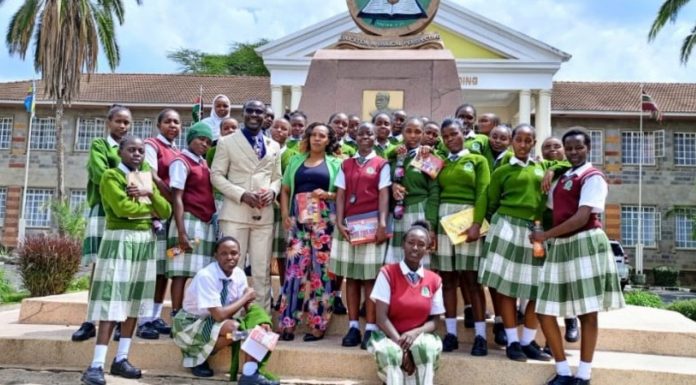 Cherishing Literature: A moment with Otieno, young graduate author transforming lives A section of St. Andrews Tarabete Secondary School Creative Writers and Book Club during a past visit at Kabarak University for creative writing workshop and mentorship. With them is Mr. Bonface Otieno, the Club Patron and Ms. Ruth Gitonga, co-patron. PHOTO/Courtesy.