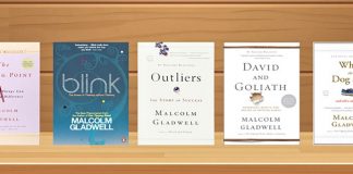 Why start the year with Malcolm Gladwell’s books? Five of Malcolm Gladwell’s seven titles. PHOTO/JP.