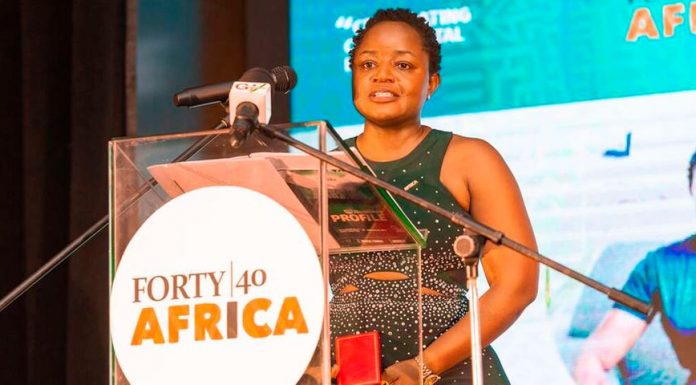 Nominees cling to hope as Forty Under 40 Africa Awards event draws nigh Ms. Maryben Omollo, a Kenyan entrepreneur and Founder, Greeneseal Cleaners, after scooping the Forty Under 40 Africa Award in Ghana on March 26, 2022. PHOTO/Courtesy.