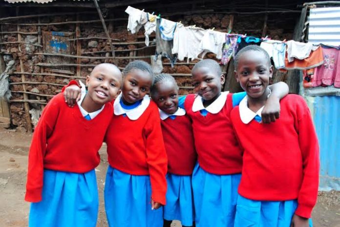 Girls from The Kibera School for Girls. Many girls in Africa face myriad challenges in their efforts to acquire quality and sustainable education. Creating enabling environments for them and empowering them academically stands essential. PHOTO/Courtesy.
