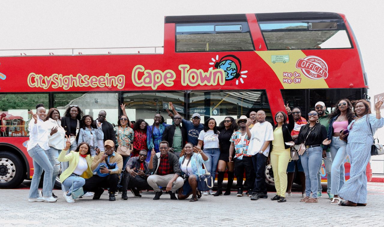 The nominees touring Cape Town ahead of the awarding ceremony. PHOTO/Xodus Comms.