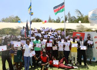 How government’s digital literacy training is transforming youths’ lives Digital literacy graduands posing for a group photo at Ches Bay Resort in Port Victoria Budalangi Constituency Busia County after their graduation recently. They say the six-week training was a life-changer. PHOTO/Courtesy.