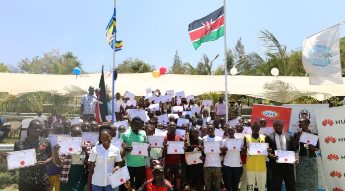 How government’s digital literacy training is transforming youths’ lives Digital literacy graduands posing for a group photo at Ches Bay Resort in Port Victoria Budalangi Constituency Busia County after their graduation recently. They say the six-week training was a life-changer. PHOTO/Courtesy.