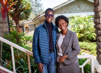 Pandemic Memories: A family’s recollection of its COVID-19 ordeal Leeroy Mutunga and his mother, Elizabeth Mutunga. When the parents were battling covid-19, his son Mutunga took care of the family. PHOTO/Courtesy.