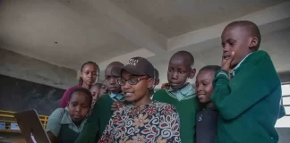 How digital literacy skills are a gem for Kenyan youth Nelly Cheboi, 2022 CNN Hero, with Zawadi Academy pupils in Mogotio. Her TechLit Africa organization has been promoting the acquisition of digital skills among the young learners. PHOTO/Courtesy.