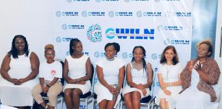 GWILN: Branch out and be tech-savvy, women told during their day From left: Linet Moruri, co-founder, Gusii Women In Leadership Network (GWILN), Lina Mwakitawa, Jihusishe mobile App developer, Donna Onguti, a counseling psychologist, Dolifine Bwari, nominated Member of the Kisii County Assembly (MCA), Damaris Musembi, an IT specialist, Kisii County, Shairoz Shamji, an award-winning Women and Girls Development champion, and Edinah Nyaboke Kangwana, MBS, MHC, GWILN founder. PHOTO/GWILN.
