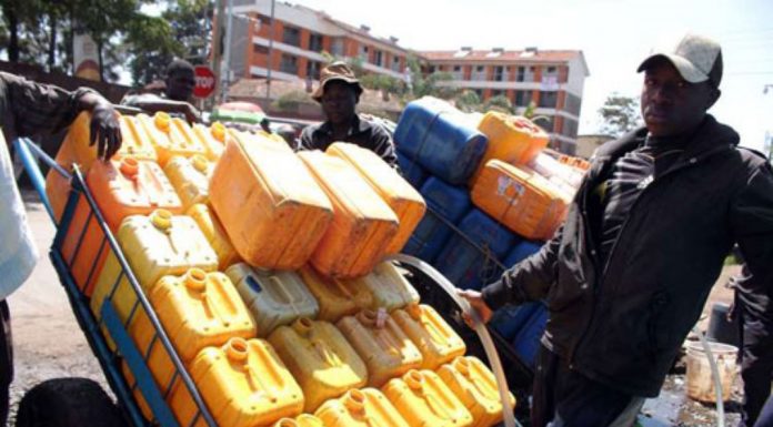 Food insecurity, diseases, the true cost of climate change A water vendor fetching tapped water. Many parts of Kenya have had acute water shortage due to consecutive dry seasons. PHOTO/ Courtesy.