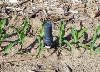 Aquacheck, the new technology helping farmers save irrigation water amid drought Aquacheck soil moisture probe device. PHOTO/Crop Nutrition Services Ltd.
