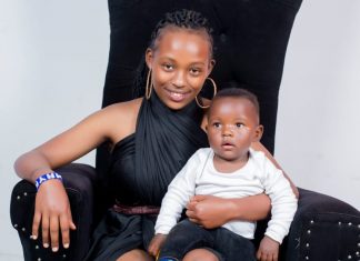The Contemporary Woman; too noble to push? Terry Nyambura with her son on his first birthday. PHOTO/Courtesy.