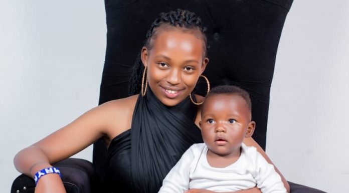The Contemporary Woman; too noble to push? Terry Nyambura with her son on his first birthday. PHOTO/Courtesy.