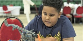 Aleem, 9, Genius Robots Builder Representing Uganda in Texas Mangalji Aleem, a young Ugandan robotics and coding enthusiast who has built Lego from age three upto now. He is among the children set to represent Uganda during the VEX Robotics World Championship in Dallas, Texas, USA, from April 25 to May 4, 2023. PHOTO/Courtesy.