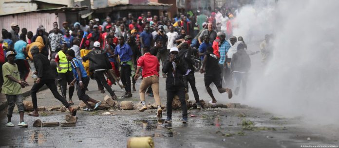 Demonstrations in Kenya. Whenever they arise, the youth are the most affected and the most involved, regardless of their political affiliations. PHOTO/Courtesy.