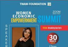 One of the e-posters by Twani Foundation to introduce the speakers ahead of the event. E-POSTER/Twani Foundation.