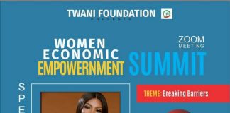 Synergy is key to breaking barriers, African women economic summit reveals One of the e-posters by Twani Foundation to introduce the speakers ahead of the event. E-POSTER/Twani Foundation.