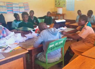 Defying Odds: How Kisii Special School cares for special needs students A section of the special needs learners in the intermediate level at Kisii Special School. The institution has been offering general skills to them. PHOTO/Samuel Okerosi, Scholar Media Africa.