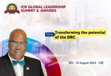 An e-poster of the upcoming ICN Global Summit and Awards slated for August 31, 2023 in DRC. The Founder of ICN Global, Sir Clyde Rivers, will be gracing the occasion. E-POSTER/Courtesy.