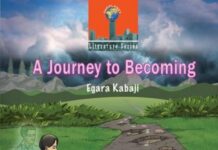 Cover page of the novel A Journey to Becoming, written by Egara Kabaji. PHOTO/Courtesy.