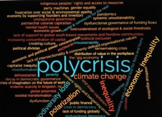 Global Polycrisis, a threat to SDGs, economy The world has been facing a plethora of crises, which researchers have called a polycrisis. The effects trickle down to economic stability, climate change and other aspects of life. ILLUSTRATION/Ralph Thurm.