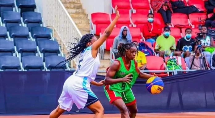 3 on 3 basketball, the new game turning heads in Kenya The 3 on 3 basketball was recently introduced in Kenya and has taken root in the country's games. PHOTO/Federation of International Basketball (FIBA).