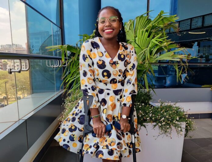 Patricia Mativo, 27. She is a PWDs advocate and the Vice Chairperson, United Nations Fund Population Youth Advisory (UNFPA) panel. PHOTO/Courtesy.