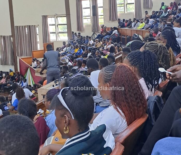 Joyriders follow proceedings of The Joyride podcast episode which was held live at Kabarak University a few days ago. PHOTO/Wanjiru Karangah, Scholar Media Africa.