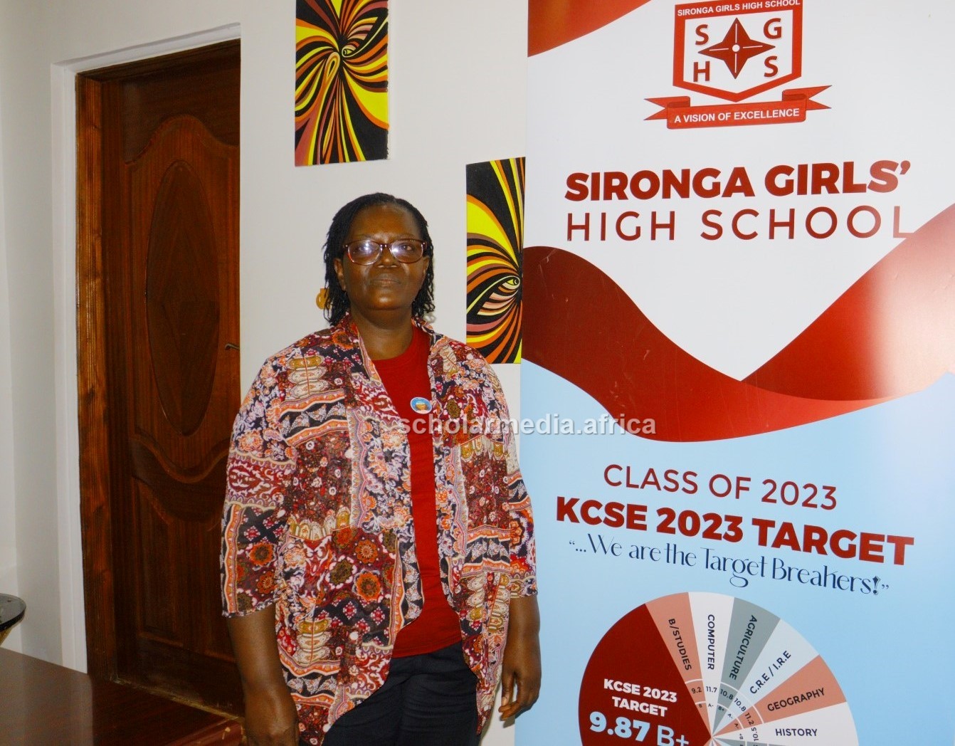 Dr. Rose Otieno, a parent at Sironga Girls and the organizer of the Form 3 career fair. PHOTO/Josephat Nehemiah.  