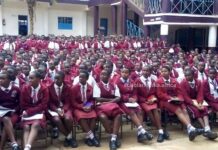 Continuous career exposure setting stage for Sironga Girls High School A section of Sironga Girls Form 3 students follow through proceedings during a career talk session on June 11, 2023. PHOTO/Josephat Nehemiah, Scholar Media Africa.