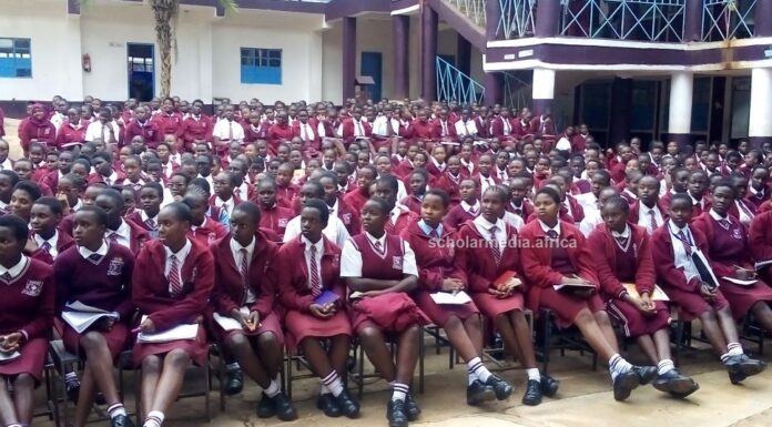 Continuous career exposure setting stage for Sironga Girls High School A section of Sironga Girls Form 3 students follow through proceedings during a career talk session on June 11, 2023. PHOTO/Josephat Nehemiah, Scholar Media Africa.