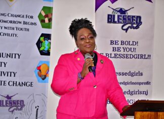 Civility leaders converge in Kenya to address menstrual health, empower girls Dr. Anana Phifer-Derilhomme, Founder of BlessedGirl Global and a World Civility Ambassador, addresses participants during a BlessedGirl conference in Nairobi on July 15, 2023, before embarking on a tour to different schools and places donating sanitary pads and panties. PHOTO/BlessedGirl.