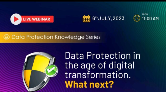In today’s age of digital transformation, how secure is your data? An e-poster of the virtual session on data protection in today's age of digital transformation. E-POSTER/Courtesy.