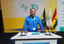Rouben Tamba, CEO of Ubrimma Logistics and Member and AfCFTA Youth Advisory Council from Cameroon. He points out that Central Africa has faced a significant obstacle in the form of dilapidated roads. PHOTO/Courtesy.