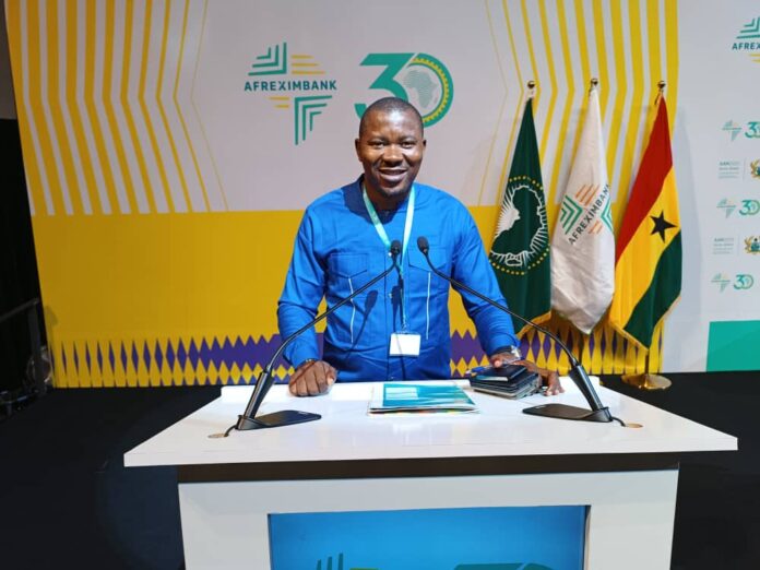 Rouben Tamba, CEO of Ubrimma Logistics and Member and AfCFTA Youth Advisory Council from Cameroon. He points out that Central Africa has faced a significant obstacle in the form of dilapidated roads. PHOTO/Courtesy.