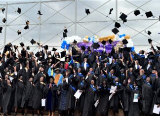 Dr. Orina’s strategic insights for graduands at Nova Pioneer, Tatu Girls Students, guests and top leadership of Nova Pioneer, Tatu Girls School of Innovators and Leaders celebrate during a preparatory session and graduation of Class of 2023 recently. PHOTO/Courtesy.