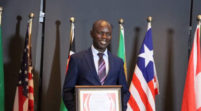 From hospitality to world ambassador; Obadiah’s journey in humanitarian diplomacy Amb. Dominic Obadiah, a change agent who has been advocating for peace, humanitarian diplomacy, mental health and civility, holding his 2022 National Leader Award by Mental Real-Of-State, an organization by Michael Freeland. He has bagged myriad awards in his journey towards changing the world. PHOTO/Courtesy.