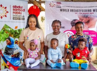 Exclusive breastfeeding, a prerequisite to healthy newborns Mothers share their joy with other women attending the World Breastfeeding Week conference in Nigeria. The conference was convened by ASR Africa. Breastfeeding a child for the first six months exclusively is a lifesaving approach, vital in infants and a pathway to their healthy lives. PHOTO/ASR Africa.