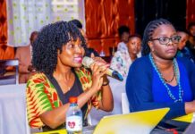 Bina Maseno, Executive Director Badili Africa, giving her input during a Community Dialogues session hosted by Media Focus on Africa and A Million Hugs on October 25, 2023. PHOTO/Courtesy.